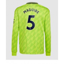 Manchester United Harry Maguire #5 Tredje Tröja 2022-23 Långa ärmar